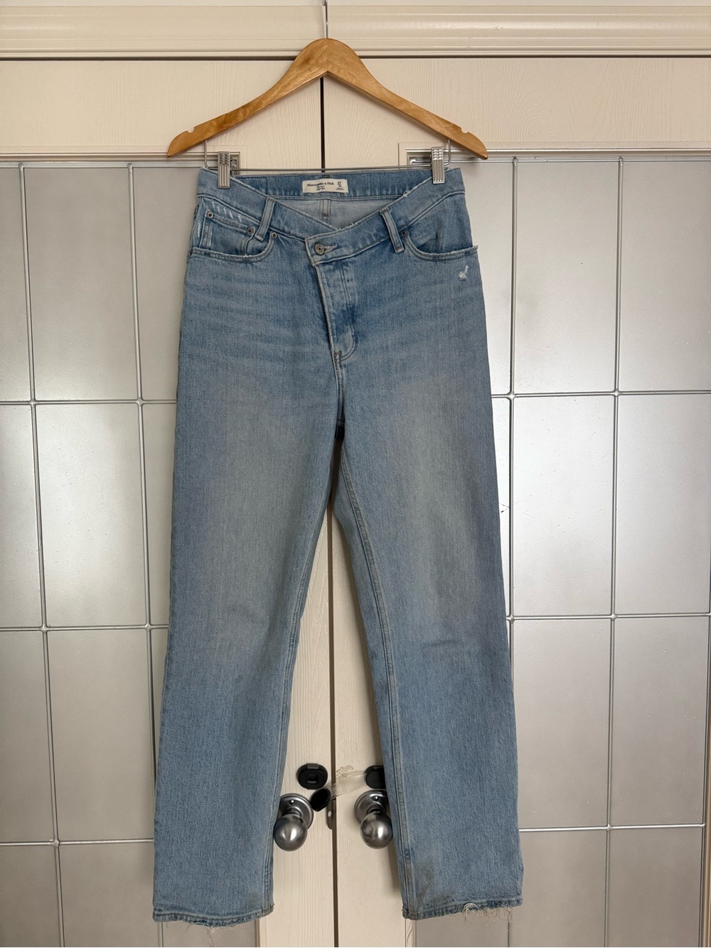 Abercrombie & Fitch Light Blue Straight Leg Jeans